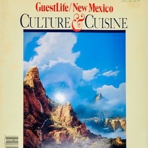 Guestlife New Mexico Culture & Cuisine Booklet 1993-1994 Travel Guide Book Arts